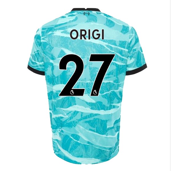 Camiseta Liverpool NO.27 Origi 2ª Kit 2020 2021 Azul